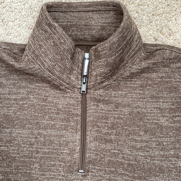 Brown fleece quarter zip - Picture 2 of 3